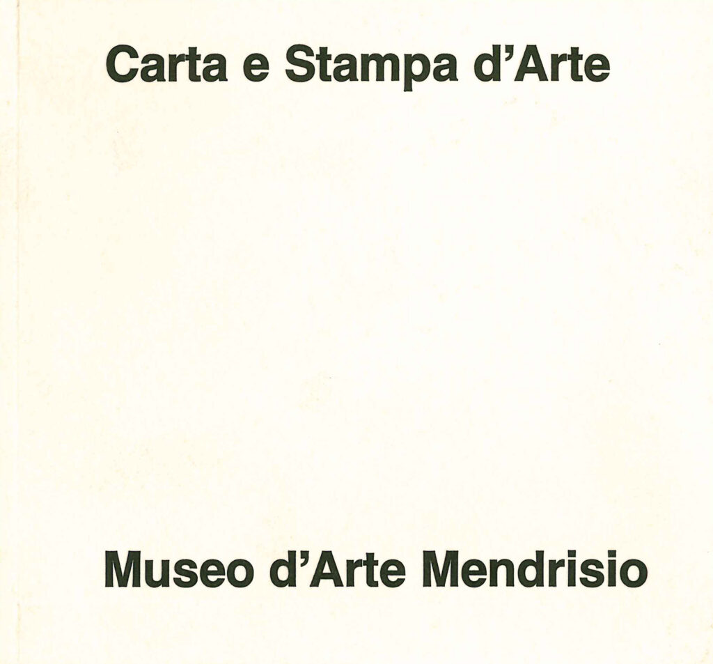 Carta e stampa d’arte